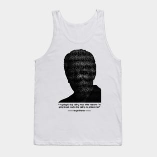 Morgan Freeman Quote on Stopping Racism Tank Top